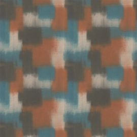 Designers Guild Fabric Carrés Ombrés Terracotta