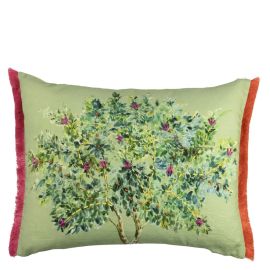 Designers Guild Cushion Bosquet Sauvage Forest Embroidered