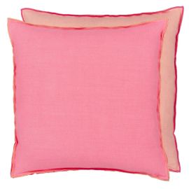 Designers Guild Cushion Brera Lino Hibiscus & Peach
