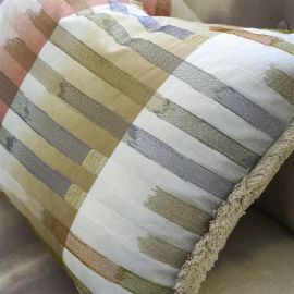 Designers Guild Cushion Cascata Ochre Embroidered
