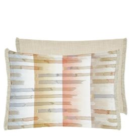 Designers Guild Cushion Cascata Ochre Embroidered
