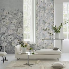 Designers Guild Fabric Fleur Blanche Platinum