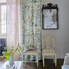 Designers Guild Fabric Osier Damassé Eau De Nil