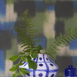 Designers Guild Wallpaper Carrés Ombrés Moss
