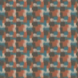Designers Guild Wallpaper Carrés Ombrés Terracotta