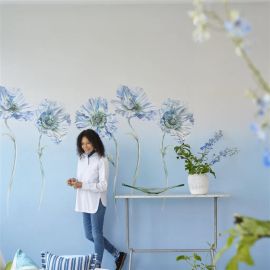 Designers Guild Wallpaper Coquelicot Delft