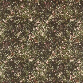 Sanderson Fabric Disney Bambi Chocolate