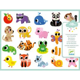 Djeco Stickers Baby Animals