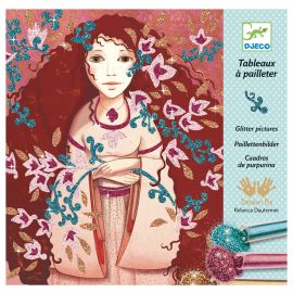 Djeco Glitter Pictures Gold & Silken