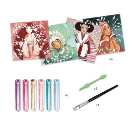 Djeco Glitter Pictures Gold & Silken