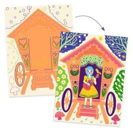 Djeco Scratch Card Wacky Houses