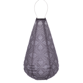Lumiz Lantern Drop 28cm Mauve Purple Topaz