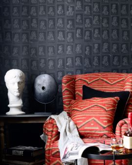 Mind The Gap Wallpaper Emperors Anthracite