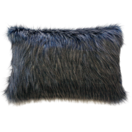 Heirloom Faux Fur Cushion Dark Pheasant