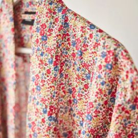 George Street Linen Robe Liberty Print Emma