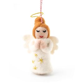 Vevoke Christmas Decoration NZ Wool Angel Ava