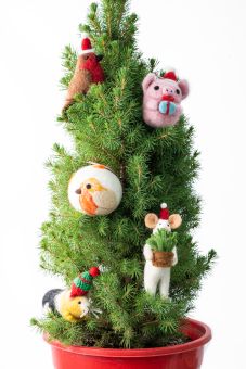 Vevoke Christmas Decoration Guinea Pig Giles