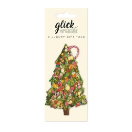 Glick Christmas Tags Evergreen 