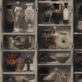 Mind The Gap Wallpaper Greek Pottery