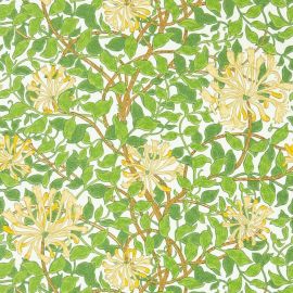 Morris & Co. Wallpaper Honeysuckle Cream/Chocolate
