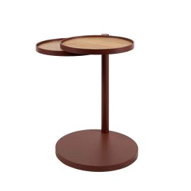 Ico Traders Dotty Side Table Chocolate Red