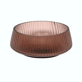 Brian Tunks Cut Glass Bowl Iguassu Mini Blush