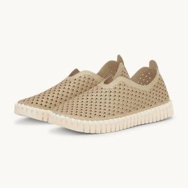 Ilse Jacobsen Shoes Tulip Flats Glitter Ivory
