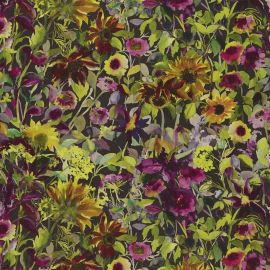 Designers Guild Fabric Indian Sunflower Graphite