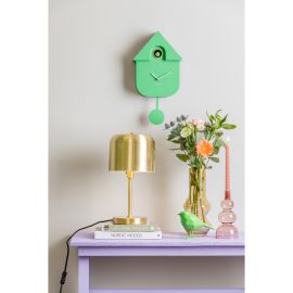 Karlsson Clock Cuckoo Bright Green