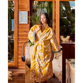 KIP&CO X Anna Spiro Elsternwig Fig Terry Bath Robe