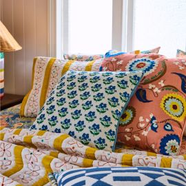 KIP&CO X Anna Spiro Indian Summer White Cushion
