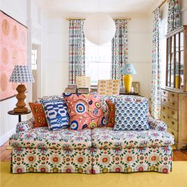 KIP&CO X Anna Spiro Indian Summer White Cushion