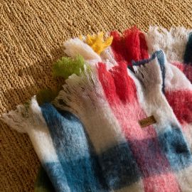 KIP&CO Cabin Tartan Cosy Blanket