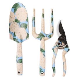 KIP&CO Garden Tools & Glove Set Hydrangea