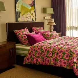 KIP&CO Golden Peony Duvet Cover