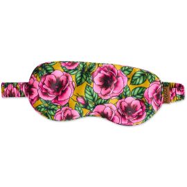 KIP&CO Silk Eye Mask Golden Peony