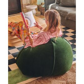 Kip&Co Velvet Bean Bag Kombu Green