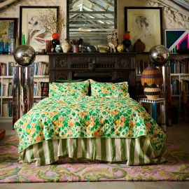 Kip&Co Nasturtium Quilted Bedspread