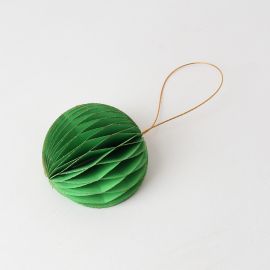 Le Papier Christmas Decoration Bauble Green