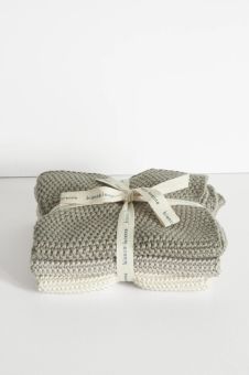 Bianca Lorenne Washcloths Lavette Taupe