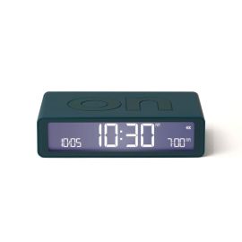 Lexon Flip Classic Clock Rubber Duck Blue