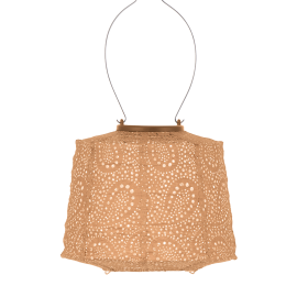 Lumiz Lantern Lampshade 20cm Apricot Paisely