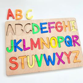 Lulo Uppercase Alphabet Puzzle Brights