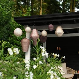 Lumiz Lantern Balloon 20cm Mocha Folia