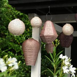 Lumiz Lantern Balloon 35cm Mocha Fiore