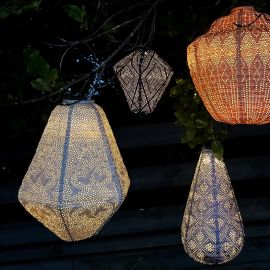 Lumiz Lantern Can 30cm Soft Blush Marrakesh 