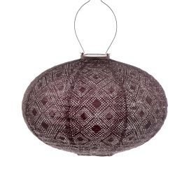 Lumiz Lantern Oval 40cm Plum Mosaic