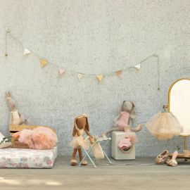 Maileg Bunny Size 2 Ballet Suit and Skirt Rose