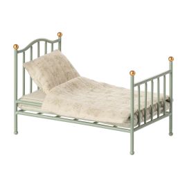Maileg Mouse Furniture Vintage Bed Mint