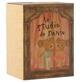 Maileg Mouse Ballet Dance Studio Little Sister & Brother